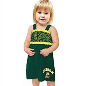 NWT UNIVERSITY OF OREGON DUCKS GIRLS DRESS